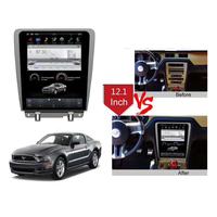 12.1 "écran VERTICAL ANDROID NAVIGATION RADIO VOITURE GPS NAVI MULTIMÉDIA pour FORD MUSTANG 2010-2014