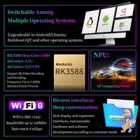 Placa PCBA Android Personalizada para TV Box OEM PCB y Placa PCBA H96 Max V58 Rk3588 Quad Core 8K