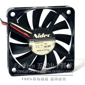 นิเด็ค D06X-12TL 60 มม. 12V 0.10A ตลับลูกปืนพัดลมเงียบสำหรับระบายความร้อน CPU - Product Image 3