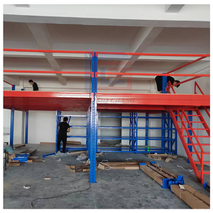 מערכת מדפים רב-שכבתית עם מדפי משטחים כבדים (מבנה פלדה) - Product Image 4