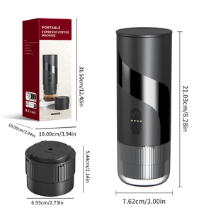 Machine à <span class=keywords><strong>café</strong></span> expresso portable d'usine avec logo personnalisé, <span class=keywords><strong>rechargeable</strong></span>, pour les voyages, compatible avec les capsules et le <span class=keywords><strong>café</strong></span> moulu - Product Image 6
