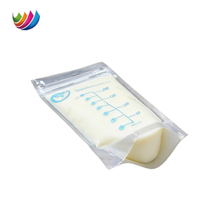 Sacs de conservation du lait maternel personnalisés, imprimés, de qualité alimentaire, 200 ml, sans BPA, <span class=keywords><strong>à</strong></span> double paroi, anti-fuite - Product Image 2