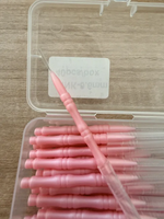 Sikat Interdental Sikat Gigi untuk Membersihkan Gigi 6 Ukuran 6 Warna Kemasan Khusus