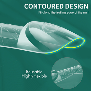 Nailpop Space Dual Forms French Nail 15 Misure Punte per <span class=keywords><strong>Unghie</strong></span> Riutilizzabili Strumenti di Estensione dal Design Speciale per Salone di Manicure 30 pz/scatola - Product Image 5