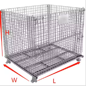 Cage mobile en métal grillagé 1200*1000*890mm pour entrepôt, type papillon - Product Image 4