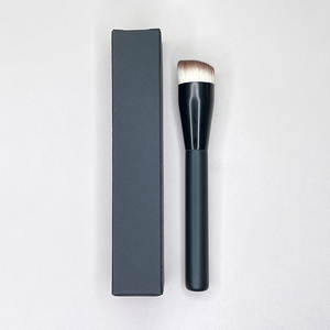 Black <b>Compact</b> Flat Foundation Brush Thick Bristle Liquid Foundation <b>Makeup</b> Brush - Product Image 6