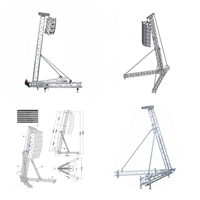 Torre de montaje profesional de aleación de aluminio para altavoces Line Array, torre de truss, riel de montaje, hardware de montaje