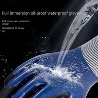 Gants anti-coupure Gadley A5 en nitrile, revêtement anti-huile et imperméable, niveau de protection ANSI/ISEA 4, résistance à la déchirure EN388 6.5, vente en gros d'usine OEM