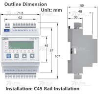 Indicateur d'affichage de mesure de charge des cellules, transmetteur numérique RS232/RS232 analogique, 4 ~ 20ma/0 ~ 5V Modbus-RTU