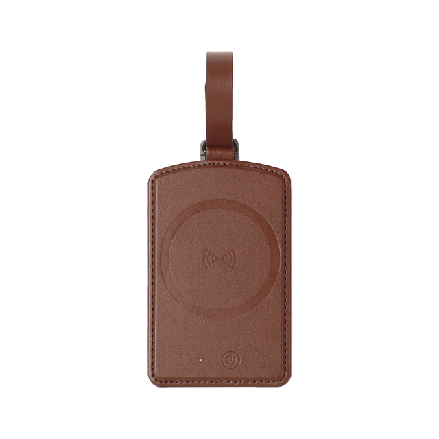 High Quality Leather Find My Smart Tracking Suitcase Travel Air Tags Key Finder Locator Wallet Luggage Tracker for IOS