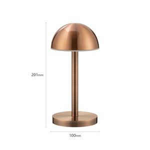 Rechargeable LED Table <b>Lamp</b> Bluetooth Remote Control RGB Multi-Color Options Aluminum <b>Cordless</b> Light for Home& Hospitality Decor - Product Image 2