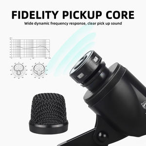 Set de Micrófonos para Batería OEM DG7 Micrófono de Condensador para Caja Instrumento de Grabación Profesional Set de Micrófonos con Cable y Maletín - Product Image 2