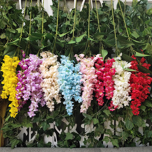Fleurs artificielles en soie mélangée, 108 cm, décoration de mariage réaliste - Product Image 2