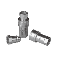 Raccords rapides en acier inoxydable 3/8 ISO7241-1B SS304 et SS316 avec traitement de surface lisse