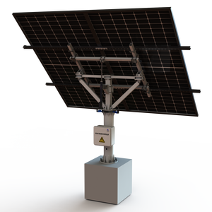 Dual Axis Solar Tracker/Sun Tracker for 2PV Auto Follow Sun by Light Sensor Waterproof With Geared Motor and <b>Linear</b> <b>Actuator</b> - Product Image 1