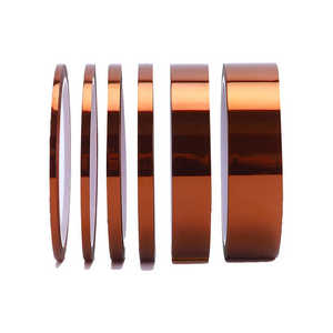Rubans adhésifs en polyimide double face en silicone résistants à la chaleur en gros pour le masquage et l'isolation haute température - Product Image 4