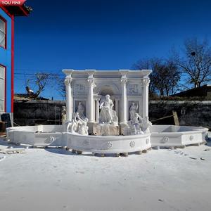 Fontaine d'eau de jardin en pierre de <span class=keywords><strong>Trevi</strong></span> décorative de Rome Poséidon - Product Image 3