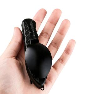 أداة متعددة الاستخدامات 4 في 1 للتخييم في الهواء الطلق، أدوات محمولة من الفولاذ المقاوم للصدأ قابلة للطي تشمل ملعقة وشوكة وسكين وفتاحة زجاجات - Product Image 2