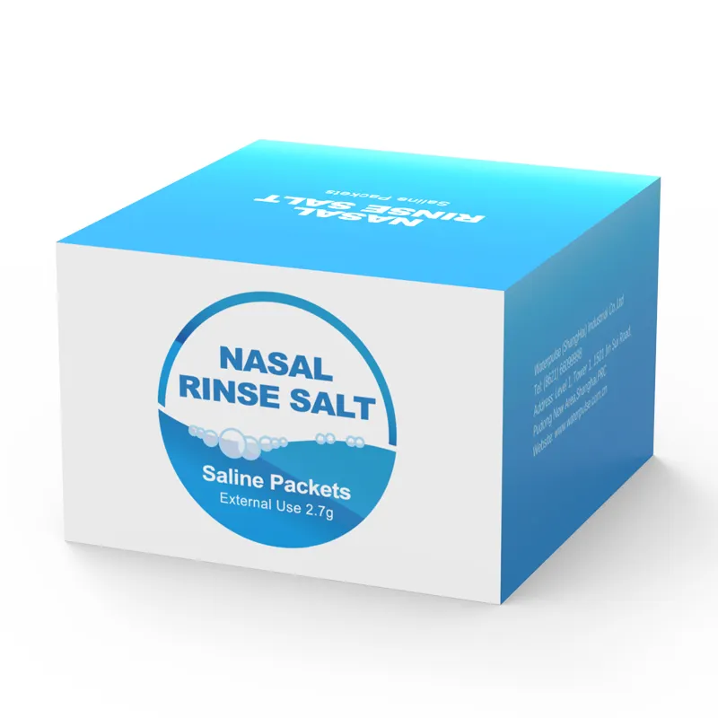 Waterpulse थोक नाक Neti के लिए नमक पॉट कुल्ला खारा नाक क्लीनर के लिए पैकेट नाक सिंचाई