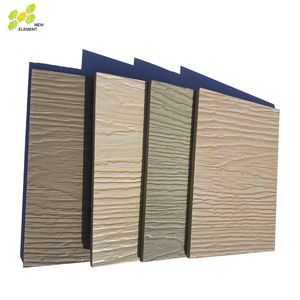 Papan tembok kayu tahan air, papan serat semen bahan dinding eksterior tahan api - Product Image 4