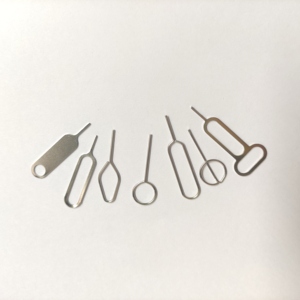 Pin <span class=keywords><strong>per</strong></span> Scheda SIM in Acciaio Nichelato di Alta Qualità OEM, Estrattore <span class=keywords><strong>per</strong></span> Vassoio SIM <span class=keywords><strong>per</strong></span> Parti Stampate di Telefoni Cellulari - Product Image 6