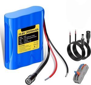 แบตเตอ<span class=keywords><strong>ร</strong></span>ี่ลิเธียม11.1V 3000mAh สำหรับแผงโซลาร์วิทยุ<span class=keywords><strong>กล้อง</strong></span>ถ่ายวิดีโอออ<span class=keywords><strong>ร</strong></span>์แกนอิเล็กทรอนิกส์พัดลมขนาดเล็กแบตเตอรี่ Li-ion 12V - Product Image 1
