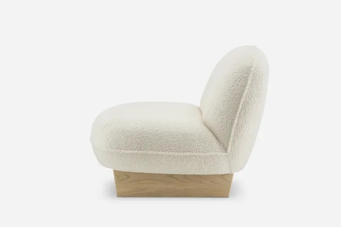 Nordic Living Room Chair Wool Fabric Luxury Single Seater Sofa Accent Lounge Chairs Lazy Armchair