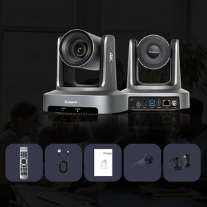 Hệ thống phát trực tiếp chuyên nghiệp 4K zoom 20x ai tự động theo dõi NDI PoE <span class=keywords><strong>PTZ</strong></span> camera 4K với bộ điều khiển cần điều khiển cho các sự kiện lớn - Product Image 4