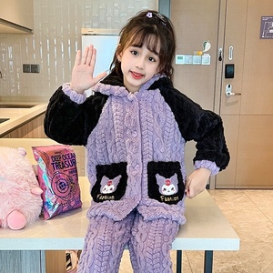 <span class=keywords><strong>Pigiama</strong></span> <span class=keywords><strong>in</strong></span> <span class=keywords><strong>pile</strong></span> caldo per bambini e bambine, un prodotto di successo, set <span class=keywords><strong>in</strong></span> <span class=keywords><strong>pile</strong></span> corallo Coolomi autunno-inverno con cartoni animati - Product Image 2