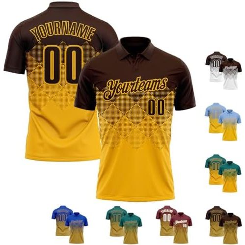 Losange marron et jaune