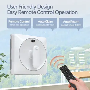 Household Electric Smart Window Cleaning Robot Vacuum Cleaner Window Glass Cleaning With Remote Control