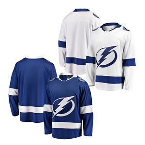 Grosir murah kualitas tinggi Tampa Bay Kaos Oblong cetakan hoki es baru obral besar kaus olahraga NHLing semua tim Amerika - Product Image 1