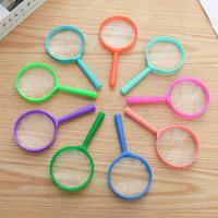 3X Magnifying Glass Reading Handheld Magnifier Black Blue pink Red Handle Plastic Magnifier