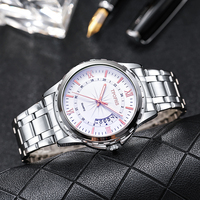 Montres-bracelets à quartz étanches pour hommes d'affaires avec calendrier, cadeaux directs d'usine TPOFHS
