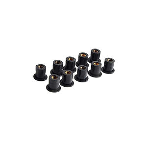 M5 de neopreno bueno tuerca latón inserte nueces con M5 x 25mm Acero inoxidable Pozi tornillo - Product Image 6