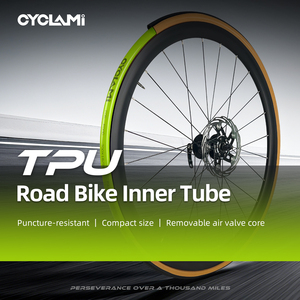 Camera d'Aria Ultraleggera CYCLAMI in TPU 38g per <span class=keywords><strong>Bici</strong></span> <span class=keywords><strong>da</strong></span> Corsa 700C con Valvola <span class=keywords><strong>da</strong></span> 45mm 60mm 80mm per Pneumatici 700C 18 23 25 <span class=keywords><strong>28</strong></span> 30 32 - Product Image 2
