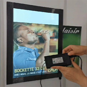 Vật liệu mới trở lại ánh sáng quảng cáo <span class=keywords><strong>EL</strong></span> Poster <span class=keywords><strong>Backlight</strong></span> Bảng điều chỉnh với nam châm khung với giá thấp <span class=keywords><strong>EL</strong></span> Bảng điều chỉnh Poster - Product Image 2