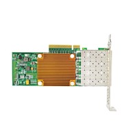 Adaptador de servidor PCI Express con cuatro puertos de fibra SFP+ Ethernet de 10 Gigabit con chip Intel XL710-BM1