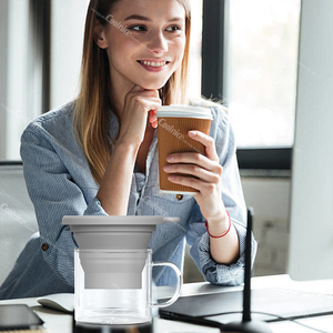 Gadgets 2024 Nouvelle arrivée Accessoires de <span class=keywords><strong>cuisine</strong></span> Filtre à café en silicone étanche et sûr Tasse pour café Shop - Product Image 3