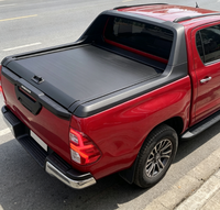 Couverture de benne rigide pliable profil bas aérodynamique pour pick-up, fixation par pince sans perçage
