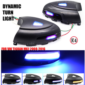 ไฟสัญญาณเลี้ยว LED แบบไดนามิกสำหรับ Volkswagen VW Tiguan MK1 Shara 7N Skoda Yeti ที่นั่ง710 711 puddle Sequential - Product Image 6