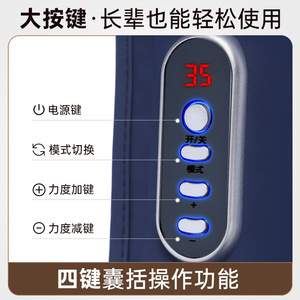Xiyin Neck Massager Navy Blue USB Rechargeable Heating 15min Timer For Neck And Shoulder Relief - Product Image 5