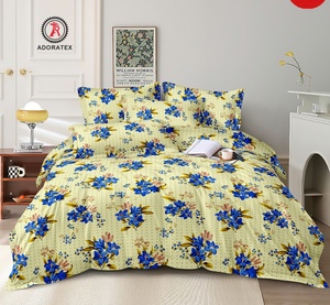 Lot de 3 Pièces Draps de <span class=keywords><strong>Lit</strong></span> en Gros 100 % Polyester, Ensemble de Literie avec Housses de Couette et Parures de Draps Complètes Personnalisables - Product Image 3