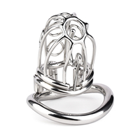 Conception chaude métal pénis coq serrure urétrale stimuler Cage Cage de chasteté masculine avec prise de gland BDSM Sex Toy pour hommes Bondage érotique