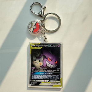 Llaveros Acrílicos Rectangulares de Tarjeta Pokémon de Dibujos Animados Populares de Nueva Llegada al Por Mayor, Colgante de Regalo Promocional - Product Image 6