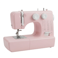 Machine à coudre domestique Ukicra UFR-818 à double aiguille, fonctionnement électronique réglable, construction en métal ABS pour usage domestique et vente au détail
