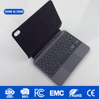 Funda de Teclado Personalizada con Logotipo OEM/ODM y Embalaje, Panel Táctil Retroiluminado Magnético con Certificación CE/FCC/RoHS para iPad Mini 7