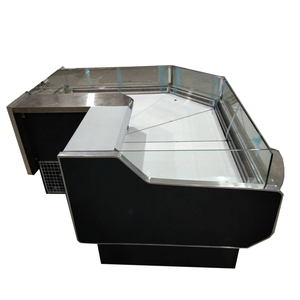 Réfrigérateur à présentoir à viande de tailles personnalisées, réfrigérateur à viande d'angle pour la boucherie et les supermarché, 50 pièces - Product Image 2