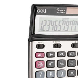 เครื่องคิดเลขตั้งโต๊ะ Deli E1239 ทนทาน สำหรับงานบัญชีและภาษี - Product Image 1