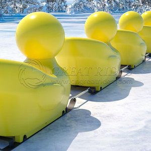 Mignon canard en PE, <span class=keywords><strong>luge</strong></span> à neige, toboggan d'hiver pour enfants, jouet de neige pour jouer en extérieur - Product Image 4